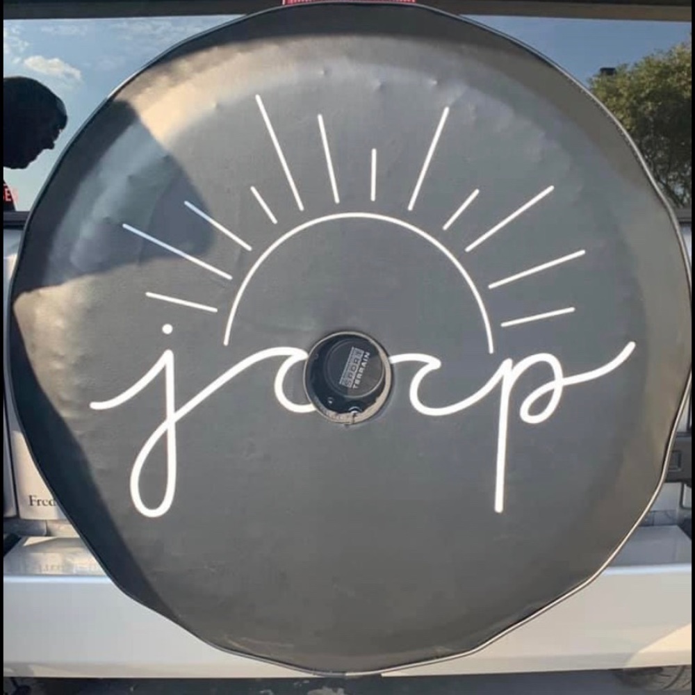 custom made tire cover from etsy
